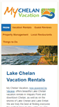 Mobile Screenshot of chelanvacationproperties.com