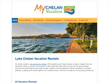 Tablet Screenshot of chelanvacationproperties.com